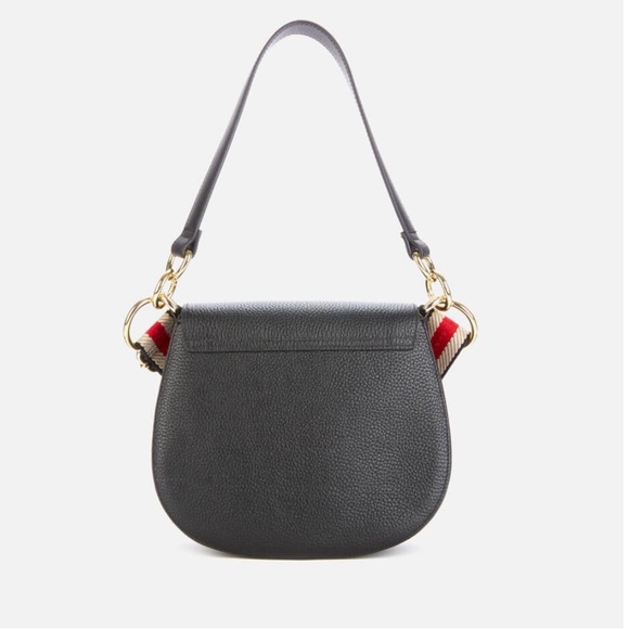 BRAND NEW Ted Baker Women's Amali Branded Webbing Strap Cross Body Bag - Black - Picture 8 of 15